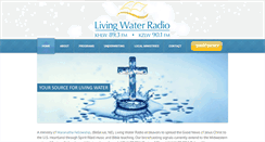 Desktop Screenshot of livingwaterradio.org